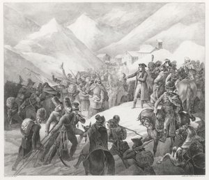 サン・ベルナール峠の越え（Crossing of Mount Saint Bernard）