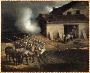Le four a platre.石膏オーブン... 作： セオドア・ジェリコー