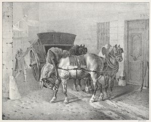 『レ・ブエ（街の清掃員たち）』 作： Theodore Gericault