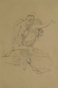 ニンフとサテュロス 作： Theodore Gericault