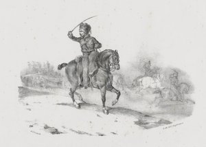 突撃を指揮する砲兵将校（An Artillery Officer Commanding the Charge）