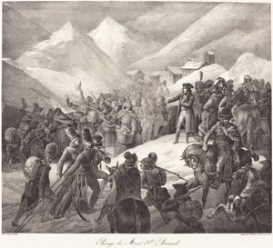 Passage du Mont St. Bernard (セント ベルナール峠を越えるナポレオン軍)