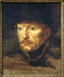 ディードンヌ中尉の肖像。セオドア・ジェリコー（1794-1824）の絵画、1812年頃、油彩・カンヴァス。フランス美術