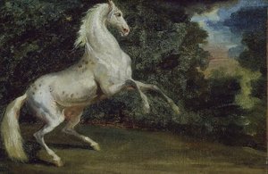 跳ね馬 作： Theodore Gericault