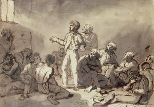 監房の囚人 作： Theodore Gericault