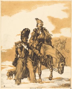 『Retreat from Russia』（『ロシアからの撤退』） 作： Theodore Gericault