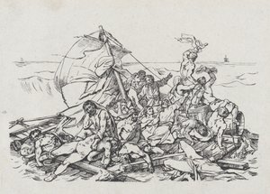 メデューズ号の難破船、1820 年 作： Theodore Gericault