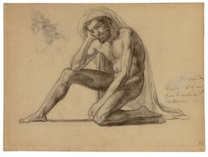 メデューサのいかだで父親のために勉強 作： Theodore Gericault