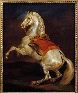 タメルランの馬テオドール・ジェリコー（1791-1824）の絵画 作： Theodore Gericault