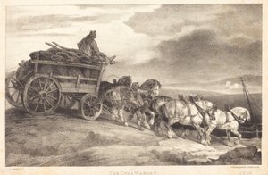 石炭ワゴン 作： Theodore Gericault