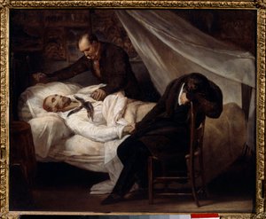 画家セオドア・ジェリコー（1791-1824）の死 1月26日 作： セオドア・ジェリコー