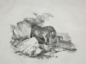 牝馬と子馬 作： Theodore Gericault