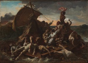 メデューサの筏 メデューサの筏。 4番目のスケッチ。 作： Theodore Gericault