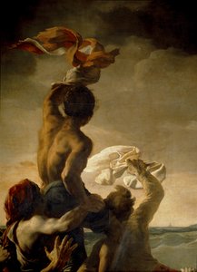 メデューサのいかだ」。この絵画は、当時... 作： セオドア・ジェリコー