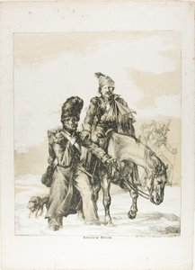 ロシアからの帰還 作： Theodore Gericault