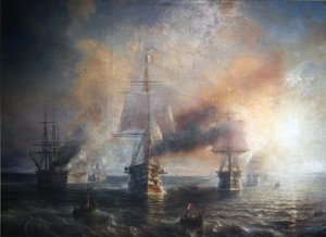 フランス語  シェルブールからブレストに向かうフランス艦隊（1858年） シェルブールからブレストに向かうフランス艦隊（1858年