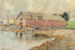 オールド・ウェアハウス、シトカ 作： Theodore J. Richardson