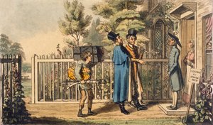 「Life of an Actor」のイラスト、パブ。 1825年。 作： Theodore Lane