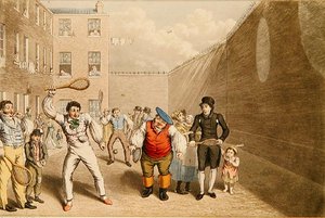 ラケット、キングスベンチ刑務所 作： Theodore Lane