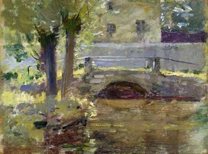 ジヴェルニーの橋 作： Theodore Robinson