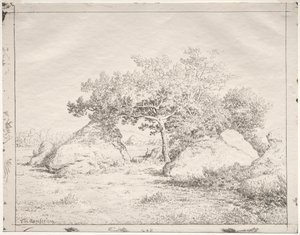 ブラウの桜の木 作： Theodore Rousseau