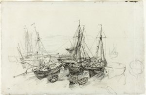 グランビルの釣り船 作： Theodore Rousseau