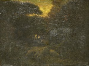 「狼の峡谷」 作： Theodore Rousseau