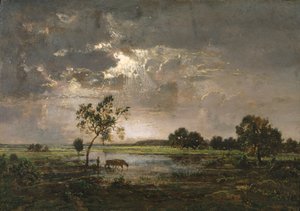 風景 作： Theodore Rousseau