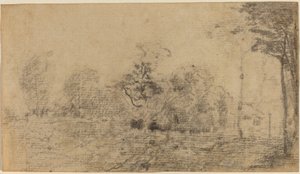 風景Ⅱ 作： Theodore Rousseau