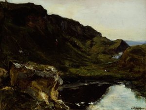 風景、1835年頃（キャンバスに油彩）