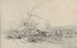 木を切り倒す 作： Theodore Rousseau