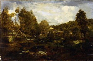ティファウジュの谷 作： Pierre Etienne Theodore Rousseau