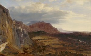 ジュネーブ近郊のサレーヴの眺め 作： Theodore Rousseau