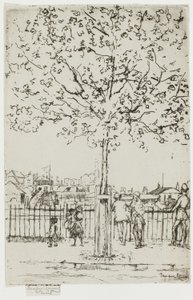 チェルシー堤防、1889 年 6 月、午後 5 時 作： Theodore Roussel