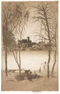Laburnums and Battersea、1889-1898。 作： Theodore Roussel