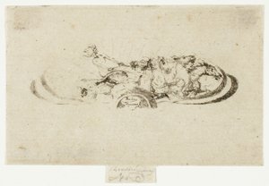 フェートン、フレームの装飾のための習作 作： Theodore Roussel