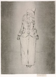 ピエロアンピエ、レディACの肖像、1888年。 作： Theodore Roussel