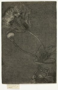 花瓶のポピー 作： Theodore Roussel