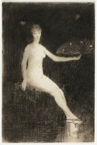 夏（白黒バージョン） 作： Theodore Roussel