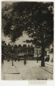 パーソンズ・グリーンの白馬の看板 作： Theodore Roussel
