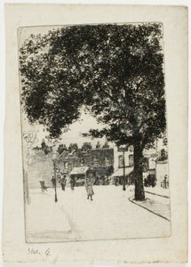 パーソンズ・グリーンの白馬の看板 作： Theodore Roussel