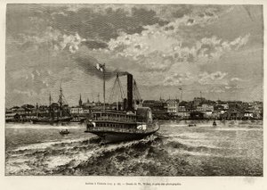 カナダのビクトリアに到着。1890年にE.Cotteauが書いた「the Transcanadien et l