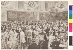 堡塁ホールでの宮廷舞踏会 作： Theodore Zasche
