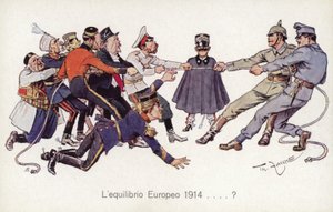 中央大国と綱引きをするWW1同盟国