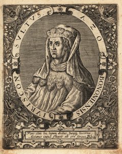 Azo of Bologna, fl. 1150-1230, イタリアの法律家。 作： Theodore de Bry