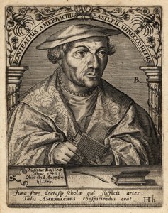 ボニファシウス・アメルバッハ 作： Theodore de Bry