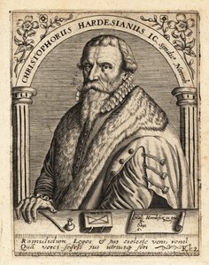 クリストフ・ヘルデシアヌス（ドイツの弁護士 作： Theodore de Bry