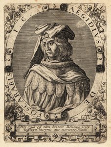 Egidio Foscherari, d.1289, イタリアの法律家。 作： Theodore de Bry