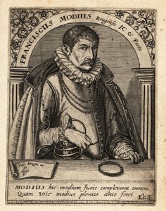 フランソワ・モディウス（フランドル地方の法学者・人文主義者 作： Theodore de Bry