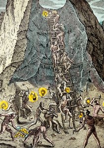 ボリビア、ポトシの金鉱
